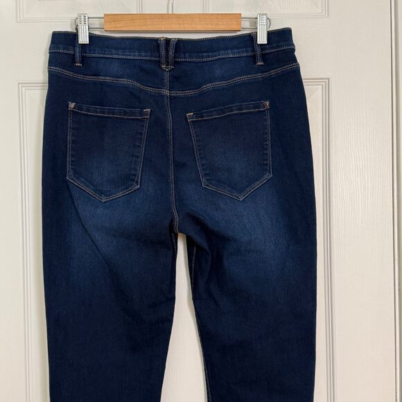 Curve Appeal Jeans Womens 12/31 Hi Rise Essential Skinny Stretch Casual Comfort - Picture 5 of 16